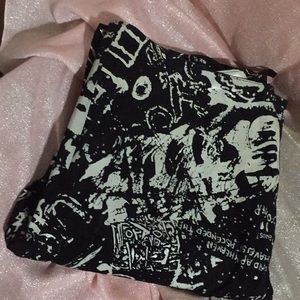 Wilson Leather Black & White Pants